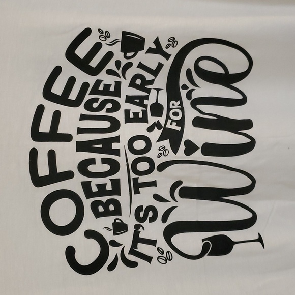 Sugar & Rose Coffee T-shirt. Nwot! - Picture 3 of 4